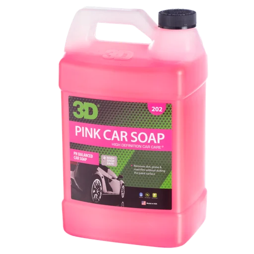 Автошампунь 3D Pink Car Soap 202G01 3,78 л - 1