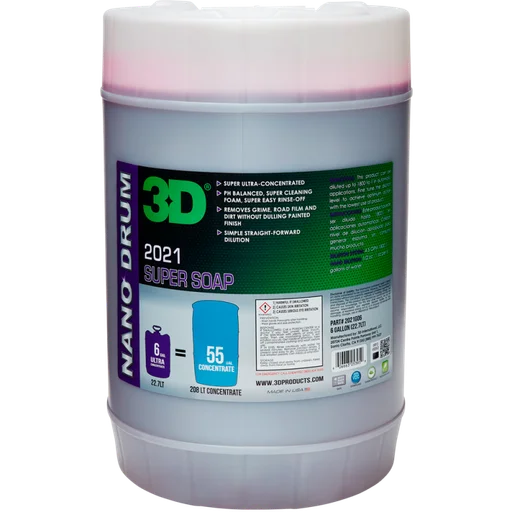 Автошампунь 3D Super Soap 2021G06 22,71 л - 1