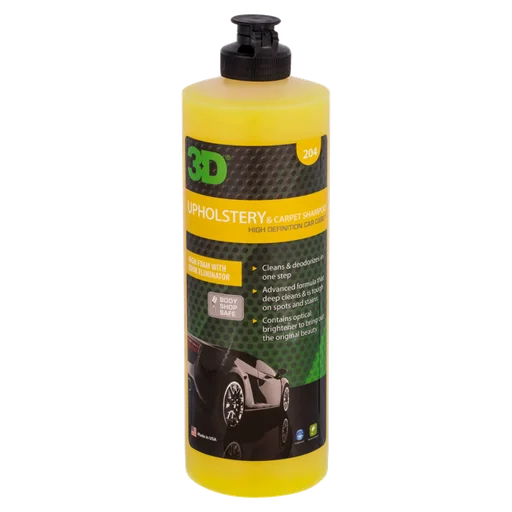 Очиститель ткани 3D Upholstery & Carpet Shampoo 204OZ16 0,47 л - 1