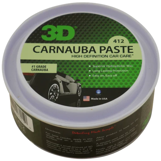 Твердый воск 3D Carnauba Paste Wax Paste 412 0,33 л - 1