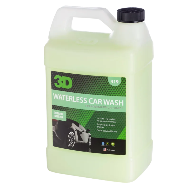 Очиститель ЛКП 3D Waterless Car Wash 419G01 безводный и безмыльный 3,78 л - 1
