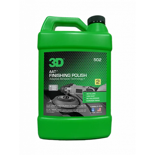 3D Car Care Финишная полировальная паста AAT 502 Finishing Polish, 3.78 л - 1