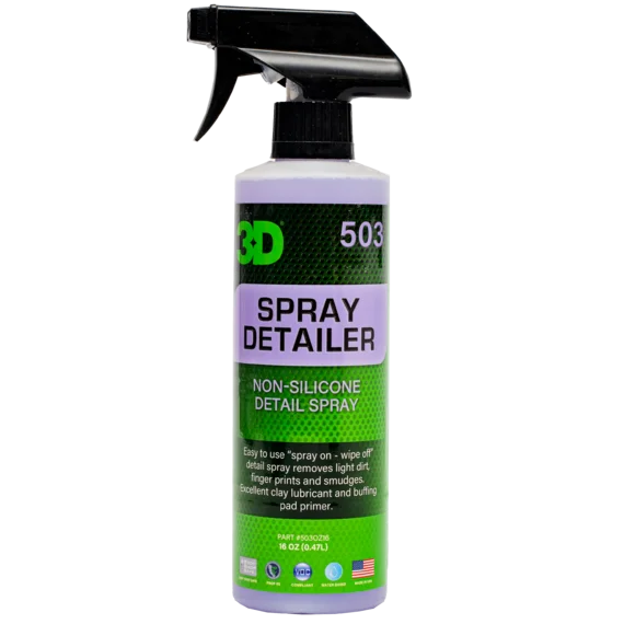 3D Car Care Очиститель ЛКП без силикона Spray Detailer 503, 0.48 л - 1