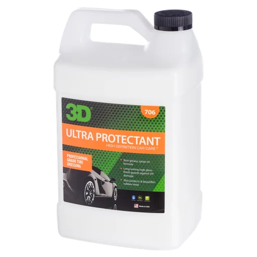 Чернение резины и пластика 3D Ultra Protectant 706G01 3,78 л - 1