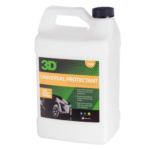 Защитное средство для резины и пластика 3D Universal Protectant/Tire Shine 709G01 3,78 л - 1