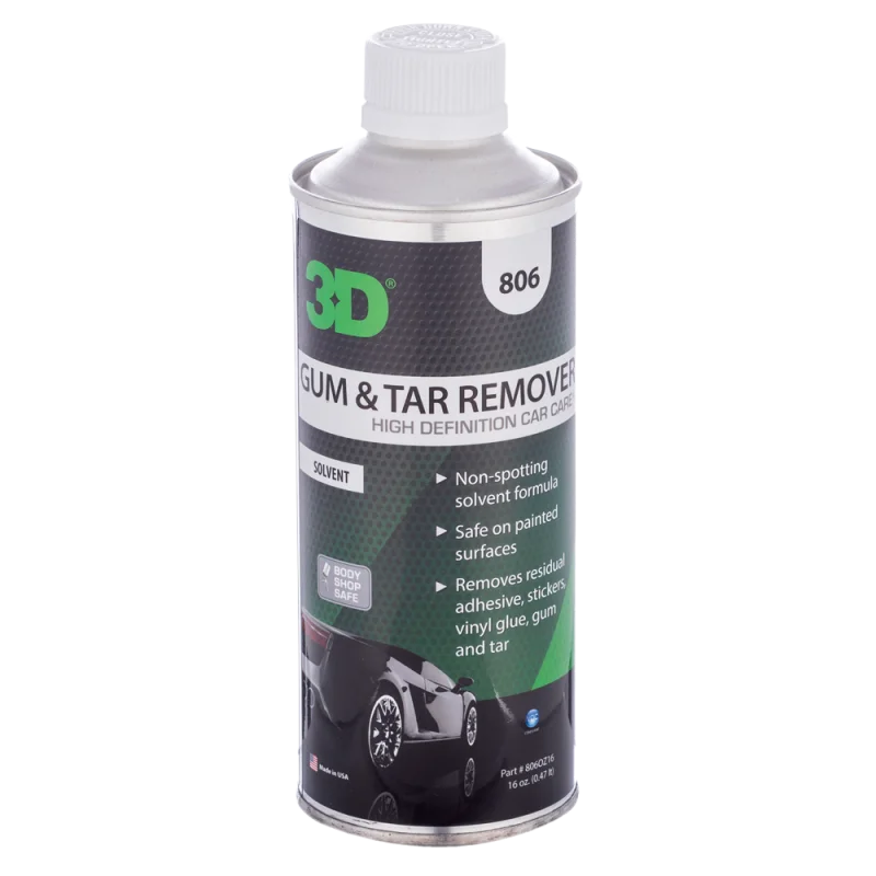Очиститель ЛКП 3D Gum & Tar Remover 806OZ16 от битума и смолы 0,47 л - 1