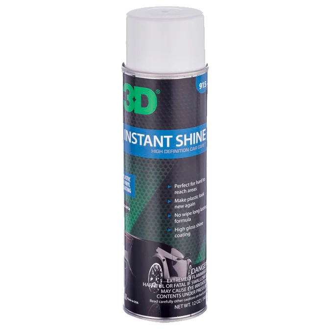 Полироль для пластика 3D Instant Shine 915 аэрозоль 340 г - 1