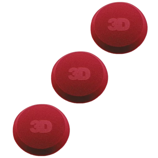 Аппликатор круглый 3D Applicator Red Foam G-71R-3 красный 3 шт - 1