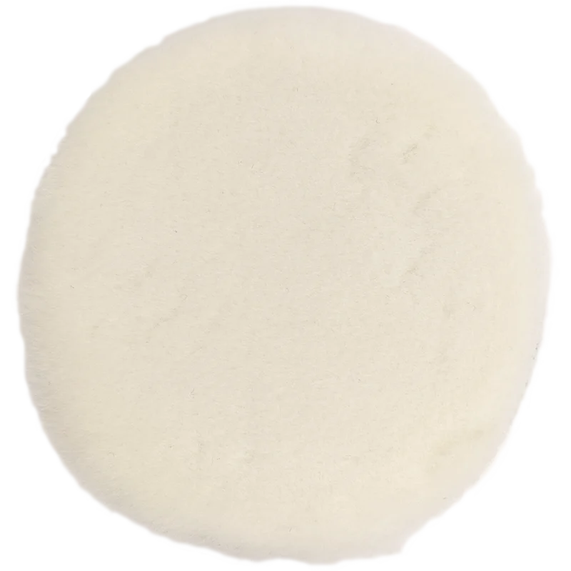 3D Car Care Шерстяной полировальный круг Pad Knitted Wool White, 76 мм - 1