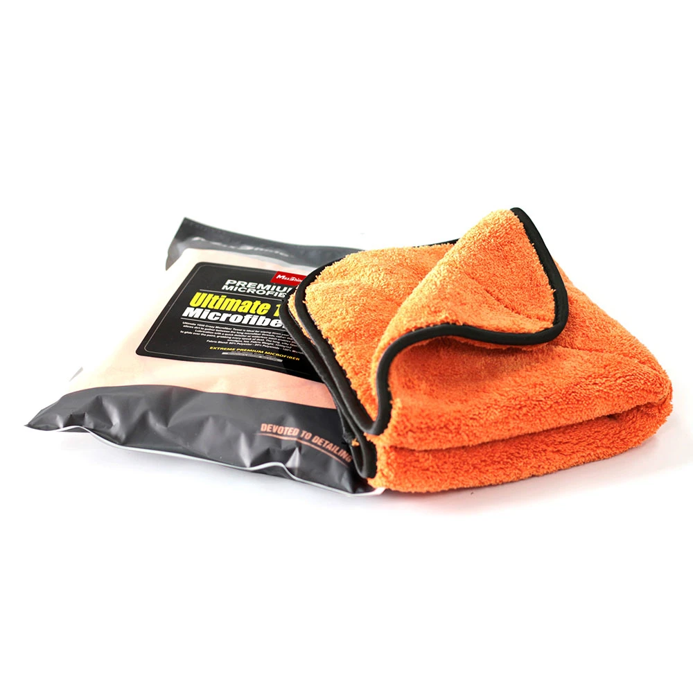 Микрофибра MaxShine 1064040O оранжевая для сушки кузова 1000 гр/м2 40х40 см - 3