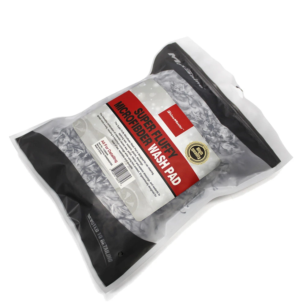 Микрофибровый пад для мойки MaxShine 1120004W черный с белым 20x16x4 см - 5