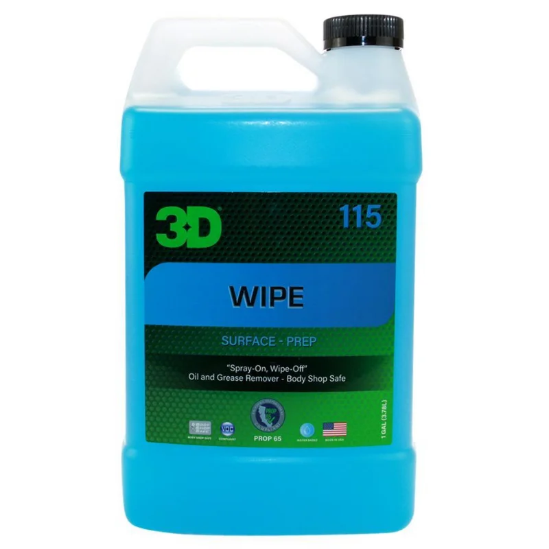 3D Car Care Обезжириватель очиститель ЛКП Wipe 115, 3.78 л - 1