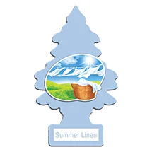 Ароматизатор Елочка Little Trees U1P-10574-RUSS Летняя свежесть Summer Linen - 1