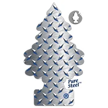 Ароматизатор Елочка Little Trees U1P-17152-RUSS Стальная сила Pure Steel - 1