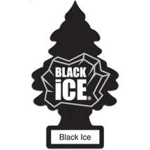Ароматизатор Елочка Little Trees U1P-10155-RUSS Черный лед Black Ice - 1
