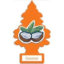 Ароматизатор Елочка Little Trees U1P-10317-RUSS Кокос Coconut - 1