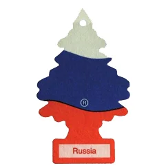Ароматизатор Елочка Little Trees U1P-19974-RUSS Российский флаг Russian Flag - 1