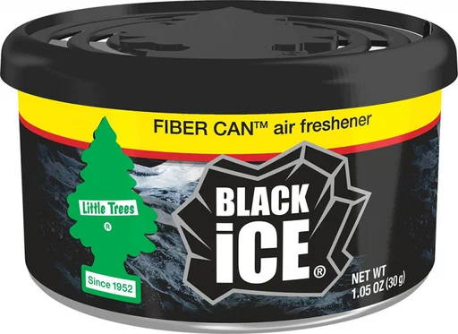Ароматизатор в баночке Little Trees Fiber Can UFC-17855-24 Черный Лед Black Ice - 1