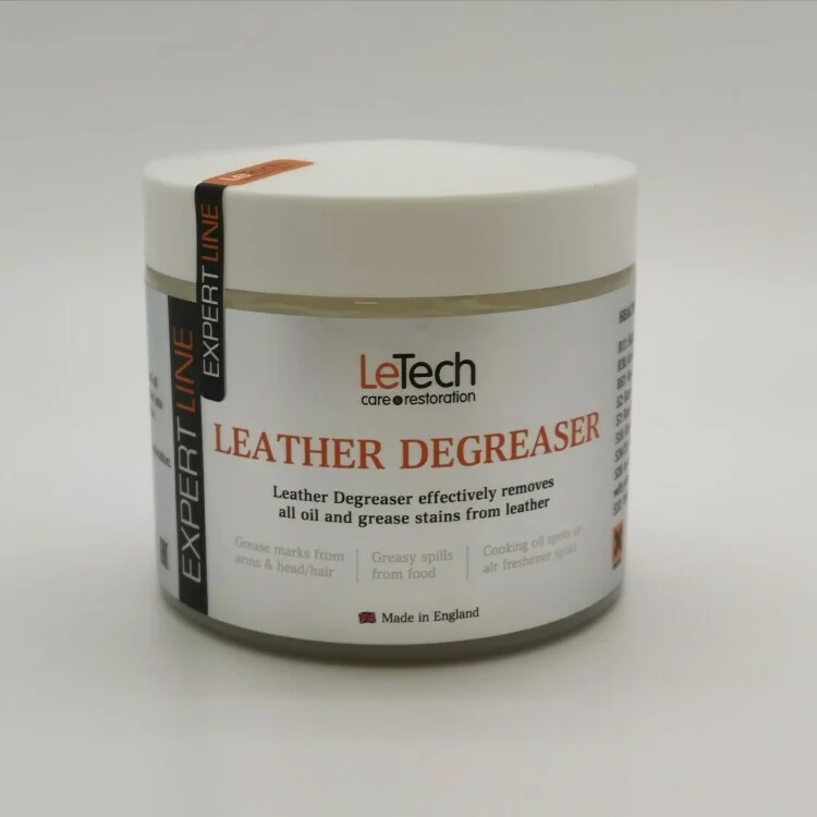 Состав для удаления жирных пятен с кожи LeTech Expert Line Leather Degreaser 380 мл - 1
