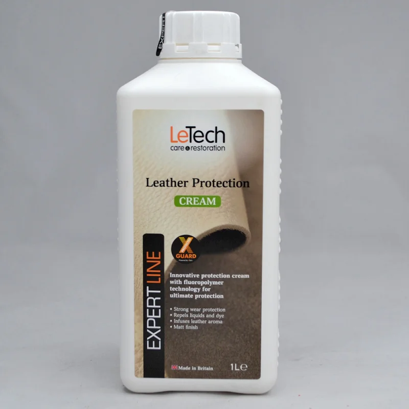 LeTech Защитный крем для кожи Leather Protection Cream X-GUARD PROTECTED, 1 л - 1