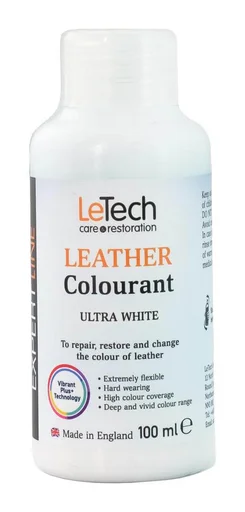 Краска для кожи LeTech Expert Line Leather Colourant Ultra White 3LC100EL24 100 мл - 1