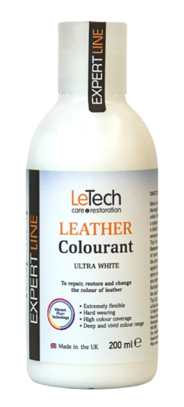 Краска для кожи LeTech Expert Line Leather Colourant Ultra White 3LC200EL24 200 мл - 1