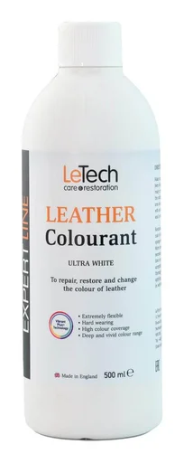 Краска для кожи LeTech Expert Line Leather Colourant Ultra White 3LC500EL24 500 мл - 1