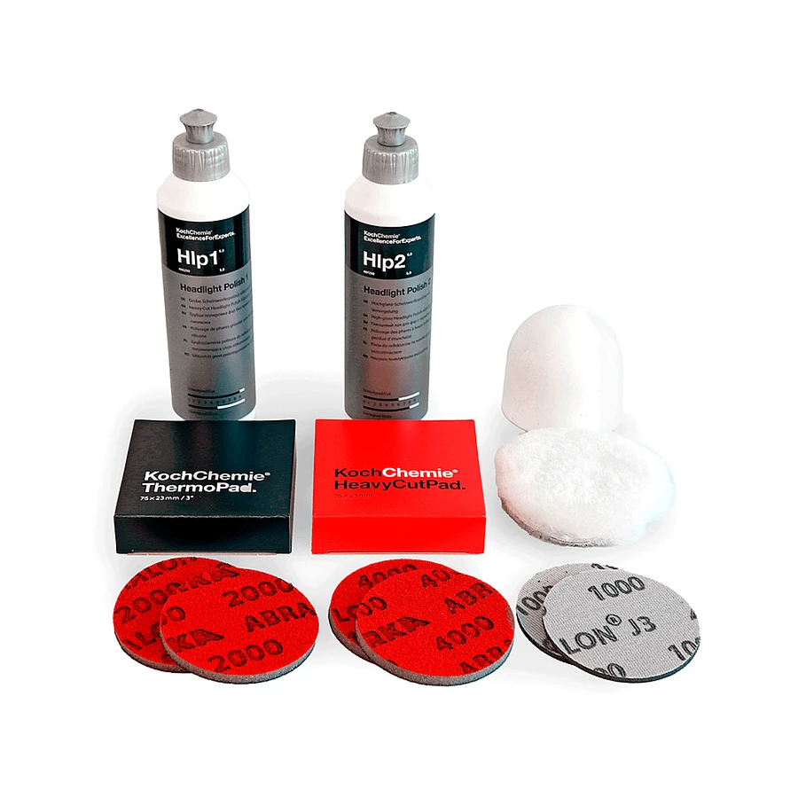 Набор для полировки фар Koch Chemie Headlight Polish Set 9шт. (999600) - 3