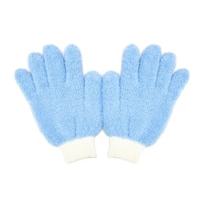 Пара микрофибровых перчаток Purestar Dust interior glove PS-M-004 голубые - 1