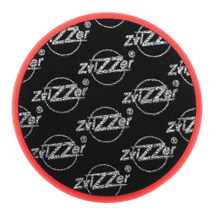 Поролоновый полировальный круг ZviZZer Standard ZV-ST00015012HC красный режущий 150/12/140 мм - 4