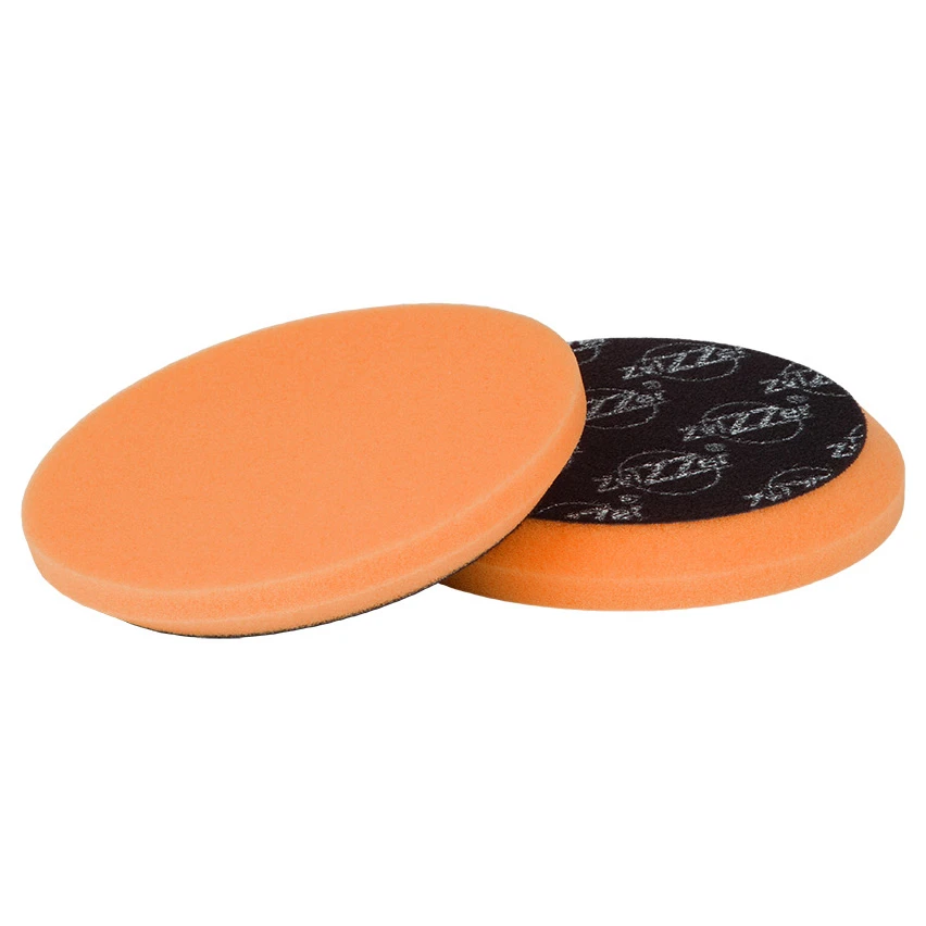 Поролоновый полировальный круг ZviZZer Edge ZV-ED00015020MC оранжевый одношаговый 150/20/125 мм - 2