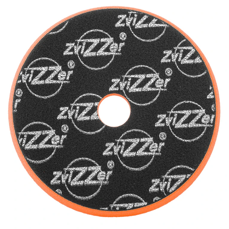 Поролоновый полировальный круг ZviZZer Trapez ZV-TR00016525MC оранжевый одношаговый 165/25/150 мм - 6