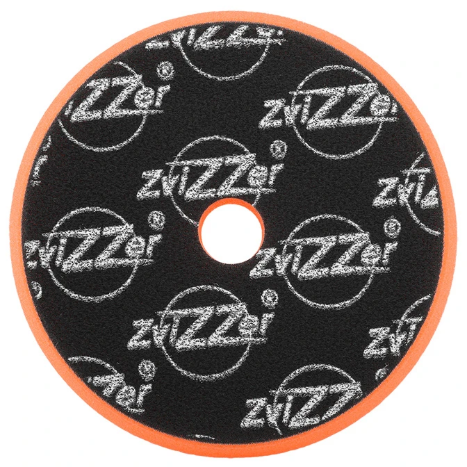 Поролоновый полировальный круг ZviZZer Trapez ZV-TR00014525MC оранжевый одношаговый 145/25/125 мм - 5