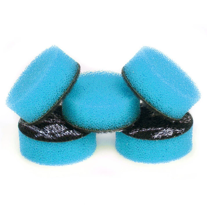 Поролоновый полировальный круг ZviZZer Mini ZV-MINI259PC синий экстра твердый 5 шт 25/9/25 мм - 2