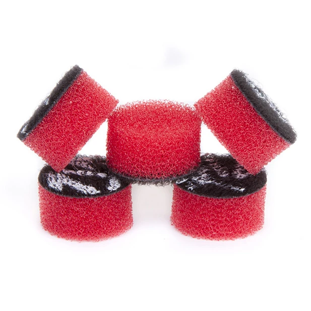 Поролоновый полировальный круг ZviZZer Mini ZV-MINI159HC красный твердый 5 шт 15/9/15 мм - 2