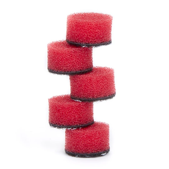 Поролоновый полировальный круг ZviZZer Mini ZV-MINI159HC красный твердый 5 шт 15/9/15 мм - 3