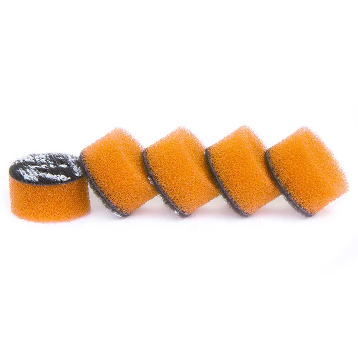 ZviZZer Mini - Поролоновый полировальный круг оранжевый полутвердый, 15х9, 15 мм (5 шт.) - 1
