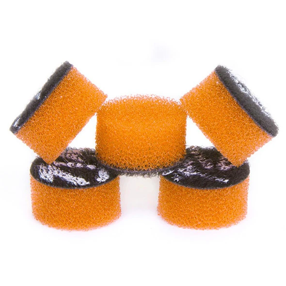 Поролоновый полировальный круг ZviZZer Mini ZV-MINI159MC оранжевый полутвердый 5 шт 15/9/15 мм - 2