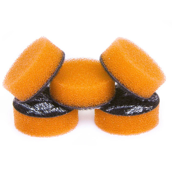 Поролоновый полировальный круг ZviZZer Mini ZV-MINI259MC оранжевый полутвердый 5 шт 25/9/25 мм - 2