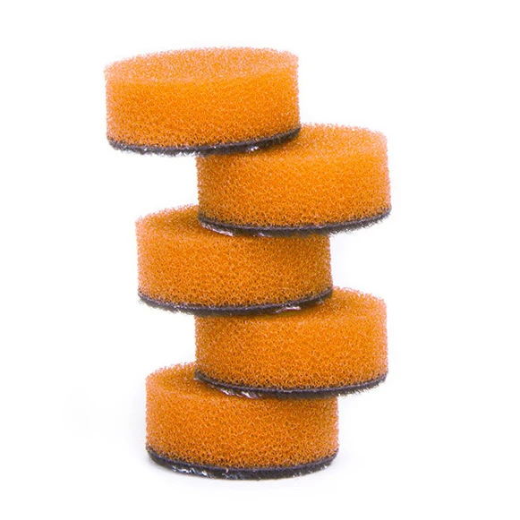 Поролоновый полировальный круг ZviZZer Mini ZV-MINI259MC оранжевый полутвердый 5 шт 25/9/25 мм - 3