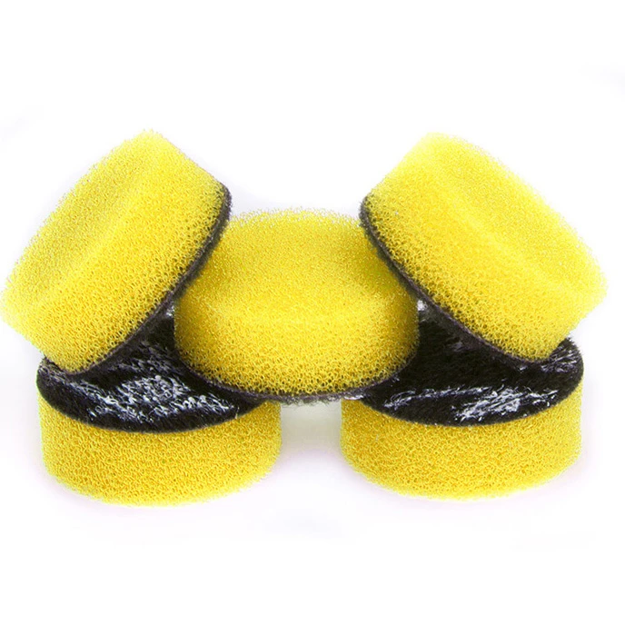 Поролоновый полировальный круг ZviZZer Mini ZV-MINI259FC желтый мягкий 5 шт 25/9/25 мм - 2