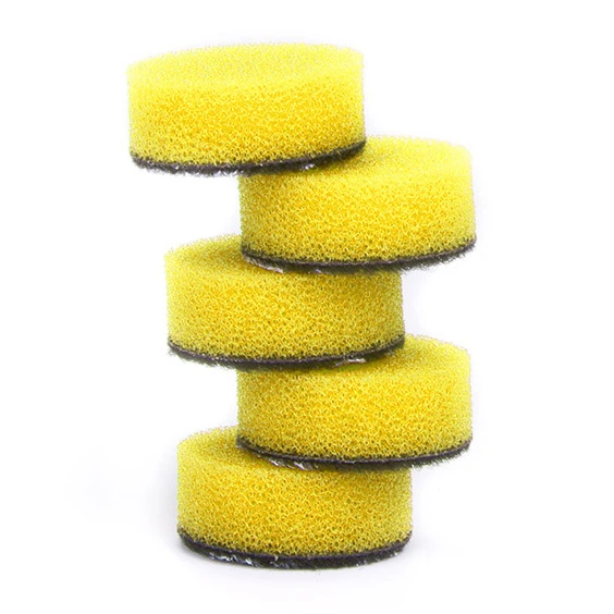 Поролоновый полировальный круг ZviZZer Mini ZV-MINI259FC желтый мягкий 5 шт 25/9/25 мм - 3