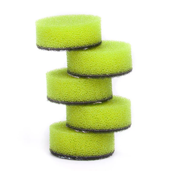 Поролоновый полировальный круг ZviZZer Mini ZV-MINI259UF зеленый ультрамягкий 5 шт 25/9/25 мм - 3