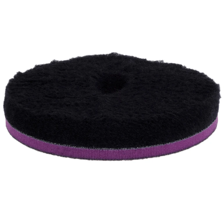 Шерстяной полировальный круг ZviZZer ZV-DP00016510HC черный 165/25/165 мм - 3