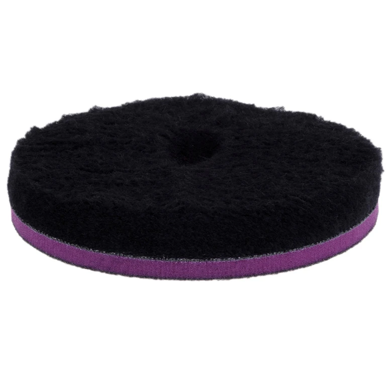 Шерстяной полировальный круг ZviZZer ZV-DP00015510HC черный 155/25/155 мм - 3