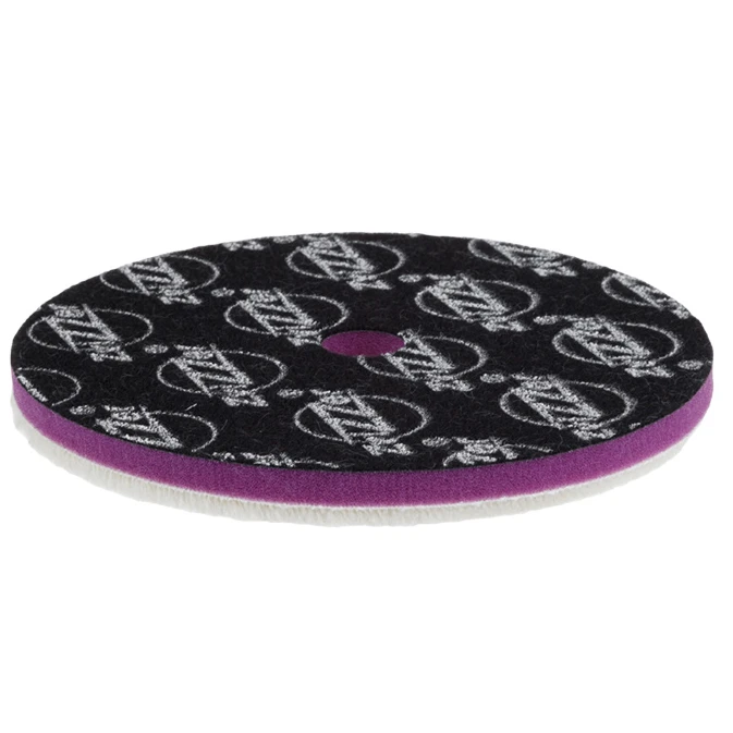 Шерстяной полировальный круг ZviZZer ZV-WP00016510HC белый 165/15/165 мм - 3