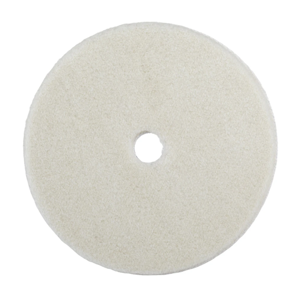 Шерстяной полировальный круг ZviZZer ZV-WP00015510HC белый 155/15/155 мм - 6