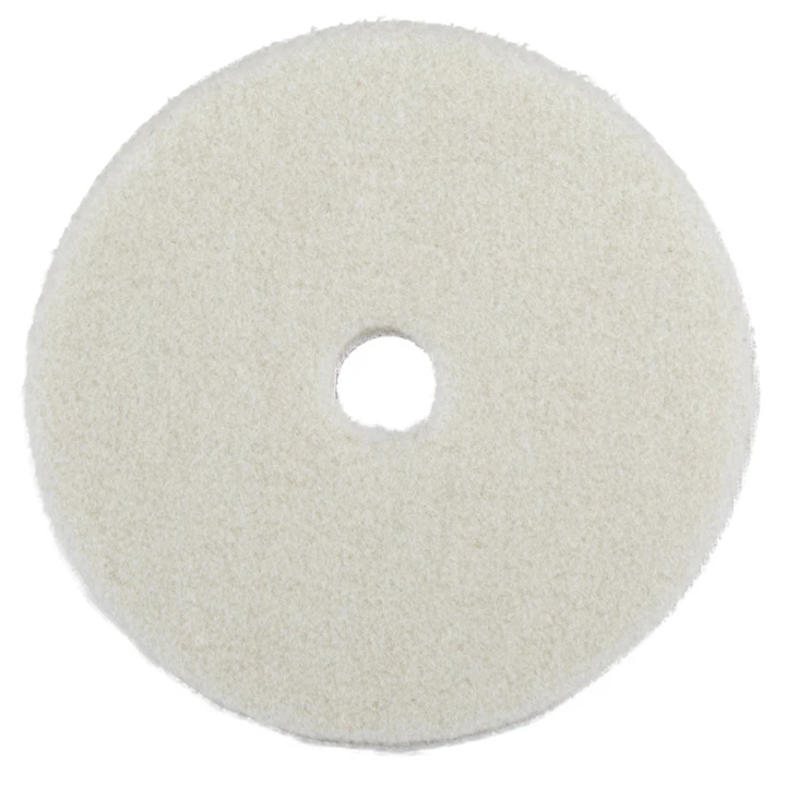 Шерстяной полировальный круг ZviZZer ZV-WP00013510HC белый 135/15/135 мм - 6