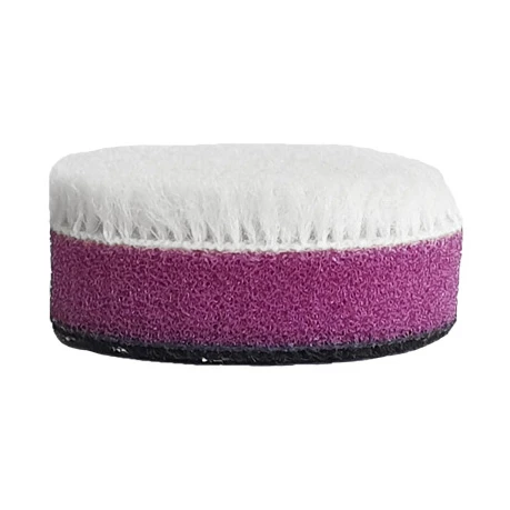 Шерстяной полировальный круг ZviZZer ZV-WP00003510HC белый 35/15/35 мм - 4