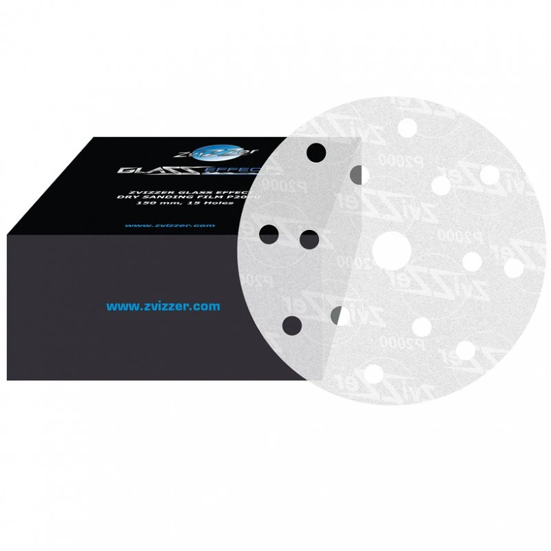 Абразивный круг на пленке ZviZZer ZV-FP01502000 P2000 15 отверстий 150 мм - 2